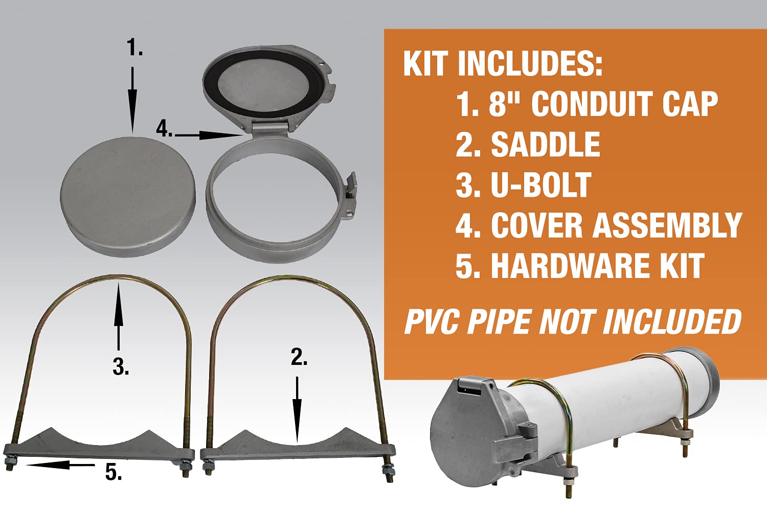 Buyers Products CC800 PVC Conduit Carrier Kit, 8 Inch Diameter Buy