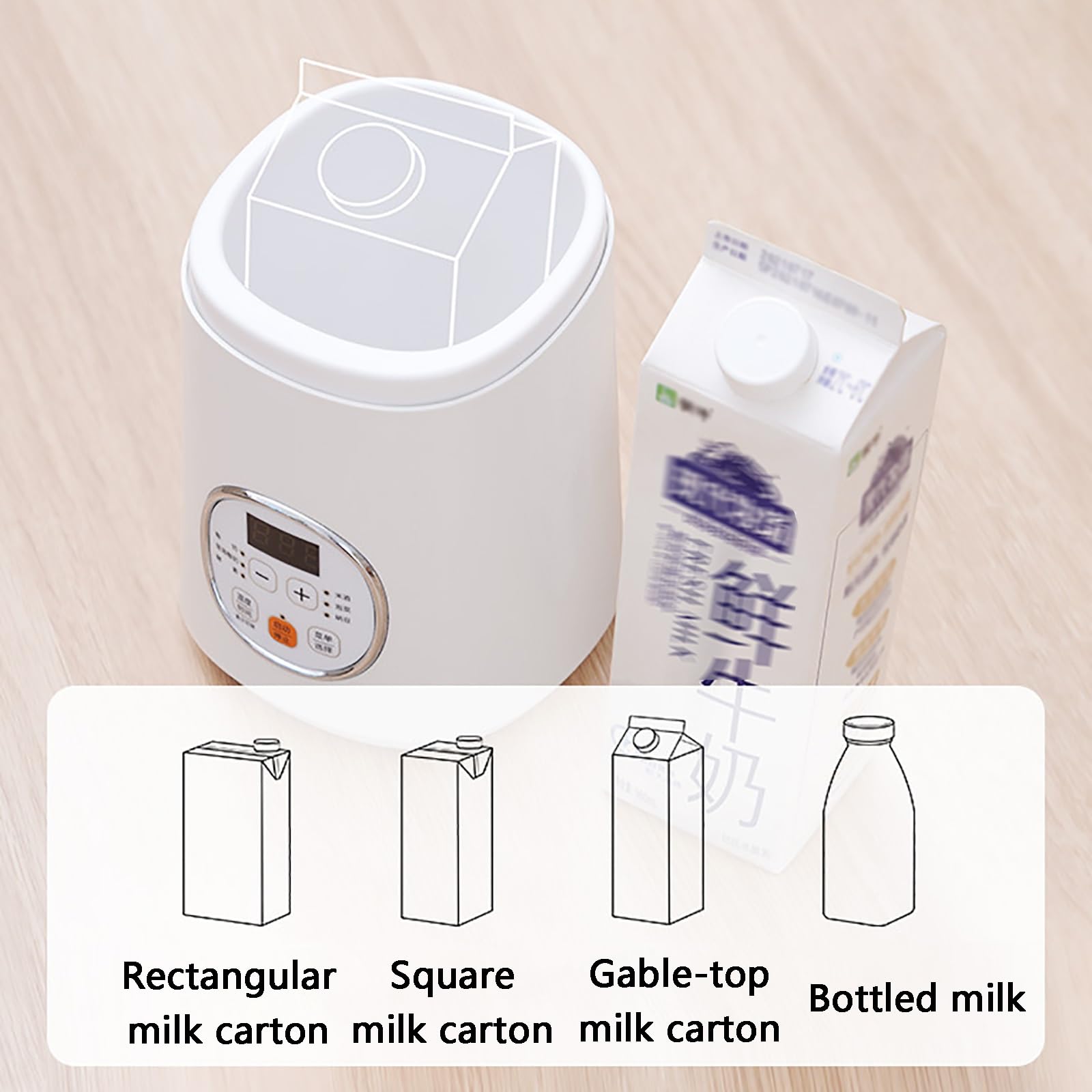 yaourtière, Température et durée réglables multifonctionnelles, 1200 ml