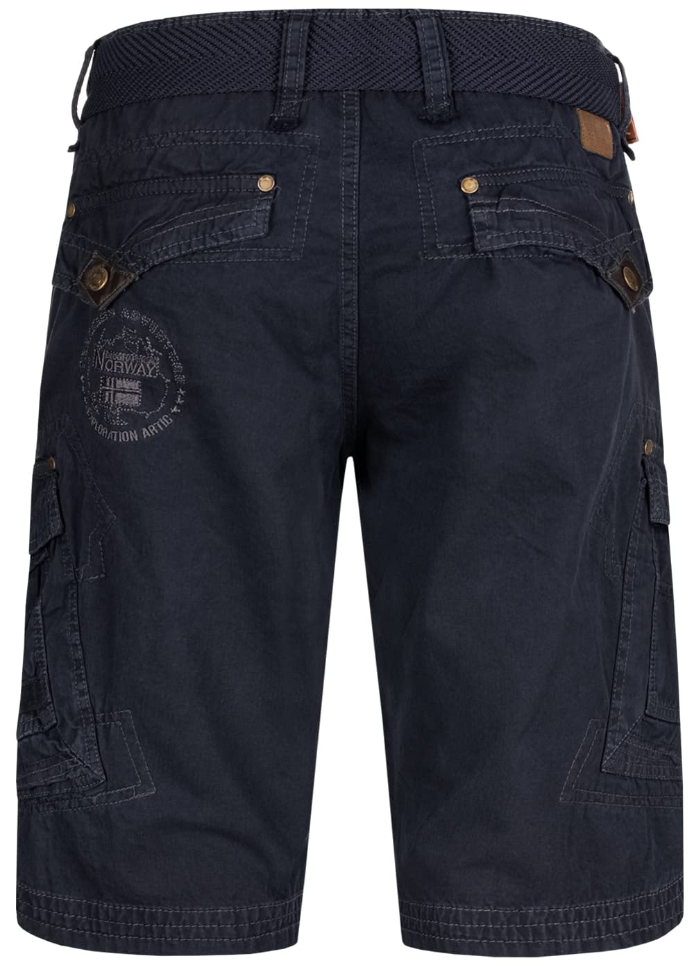 Geographical Norway Peanut Bell Hombres - Pantalón Corto/Bermuda para Hombre - Pantalón Corto Cargo de algodón para Verano - Prenda para Hombre