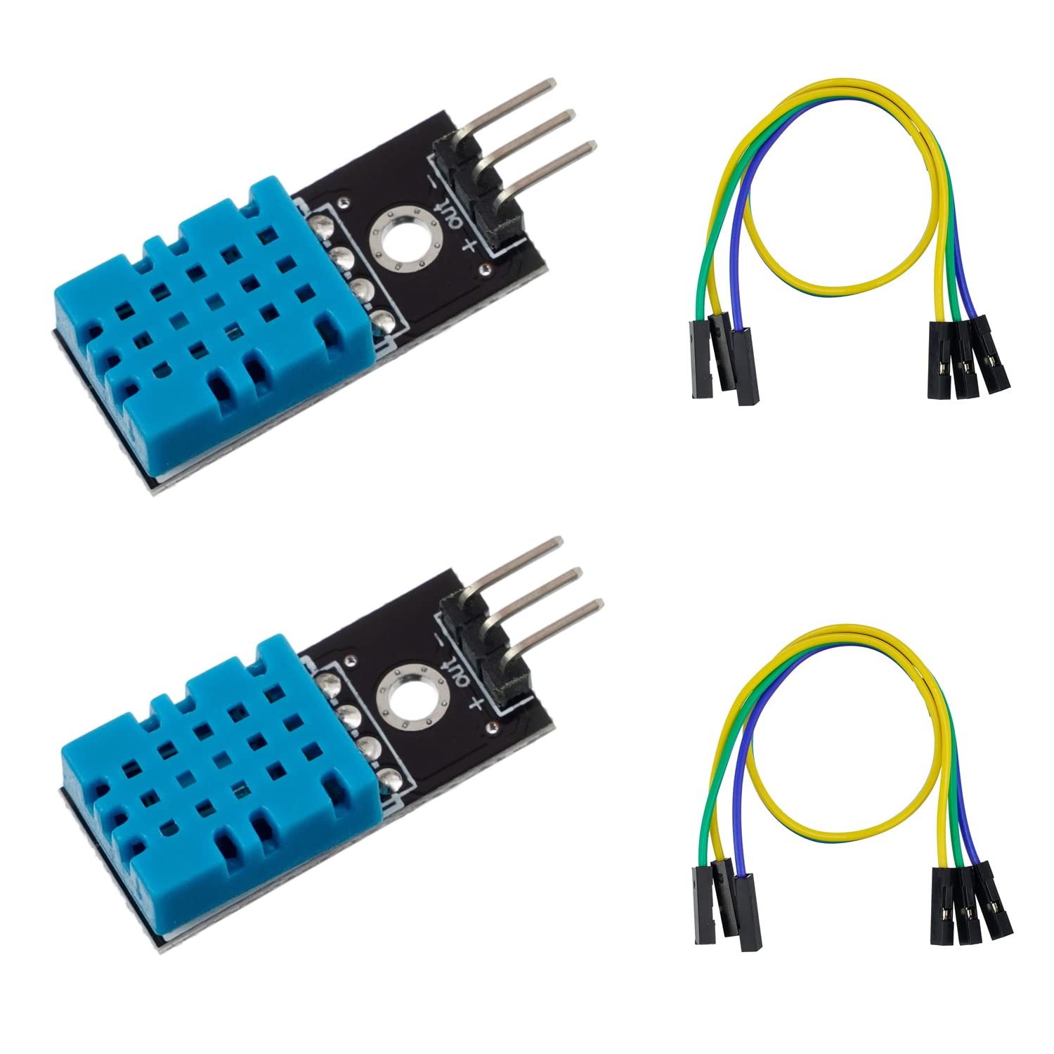 BOJACK DHT11 Temperature Humidity Sensor Module Digital Temperature ...
