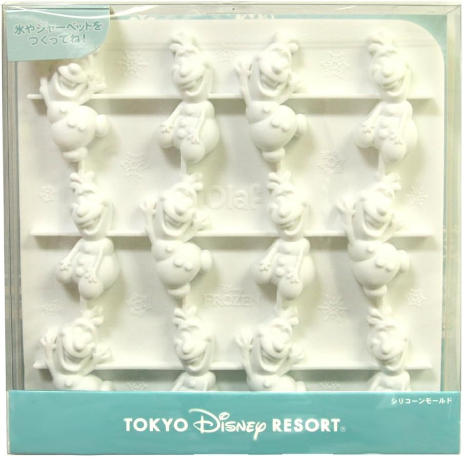 Amazon Co Jp シリコーンモールド ディズニー オラフ アナ と 雪 の女王 製氷皿 氷 シャーベット アイス チョコ 型 トレー ディズニーリゾート限定 ホーム キッチン