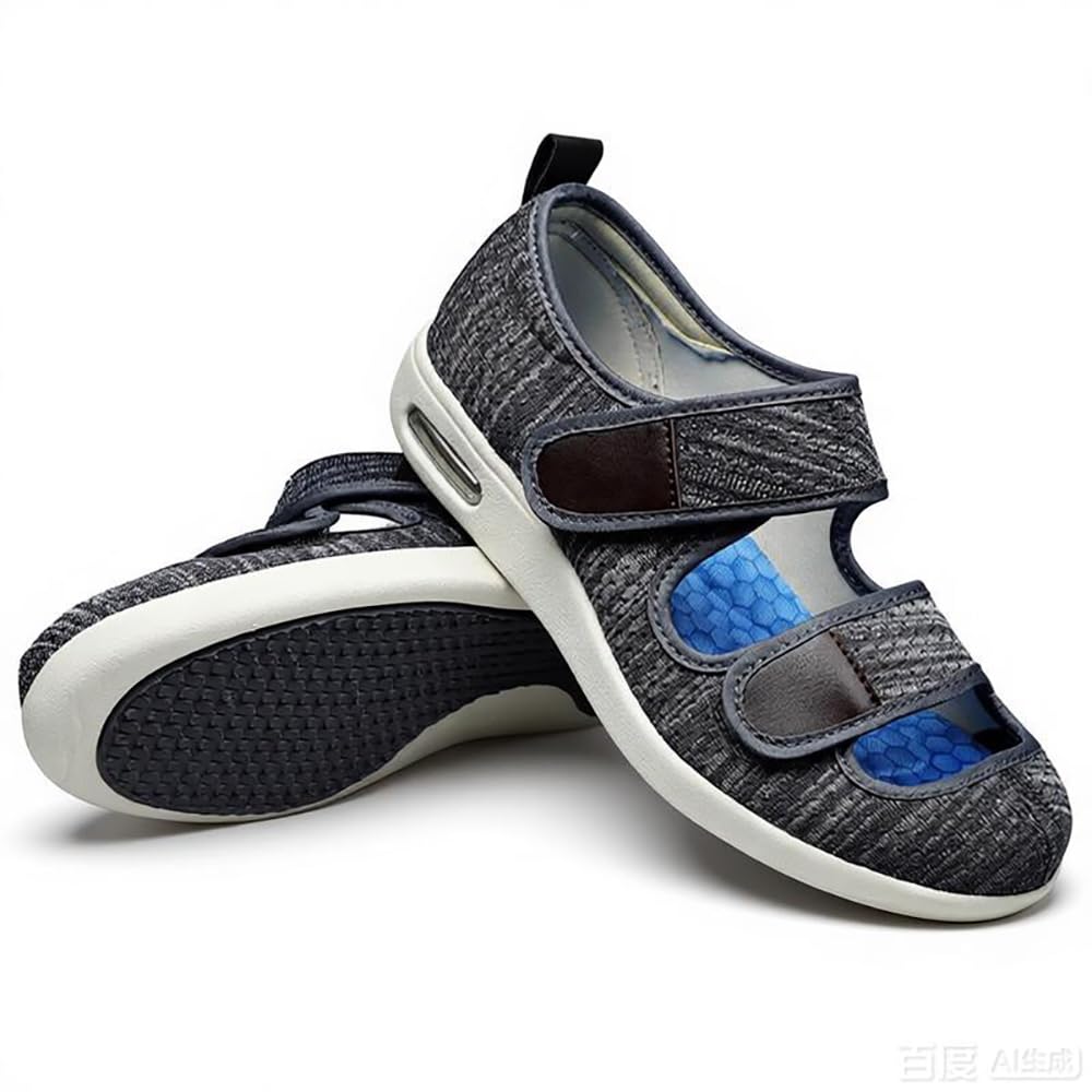 Diabetiker Schuhe Sommer Walkingschuhe Damen Orthopädische Schuhe Extra Weit Gesundheitsschuhe Verbandschuh Sandalen Sneakers Nahtloser Ultraleicht Für Senioren Geschwollene Füße