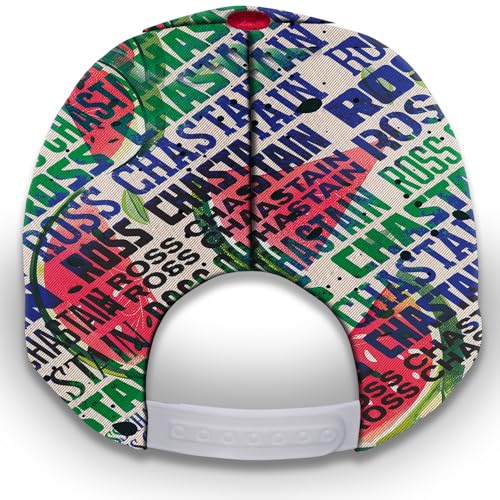 Gorra plana snapback Checkered Flag Sports blanca miniatura 7
