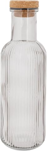 Cosy & Trendy Bottiglia di Vetro Raya, Grigio, 1L