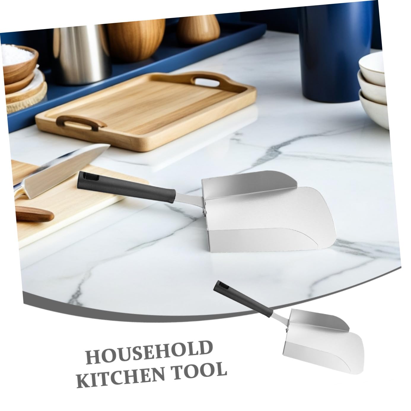 Pala de Acero Inoxidable para Servir Comida, Diseño Ergonómico