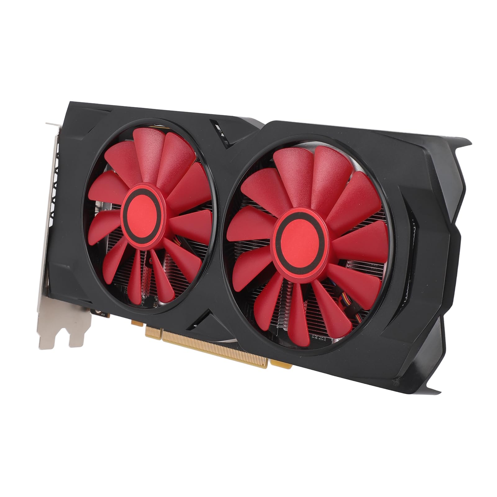 RX580 8GB GDDR5 256Bit - Tarjeta gráfica para videojuegos (256 bits, silenciosa, doble ventilador, tarjeta gráfica PCI Express 2.0, 16X, para ordenador de sobremesa