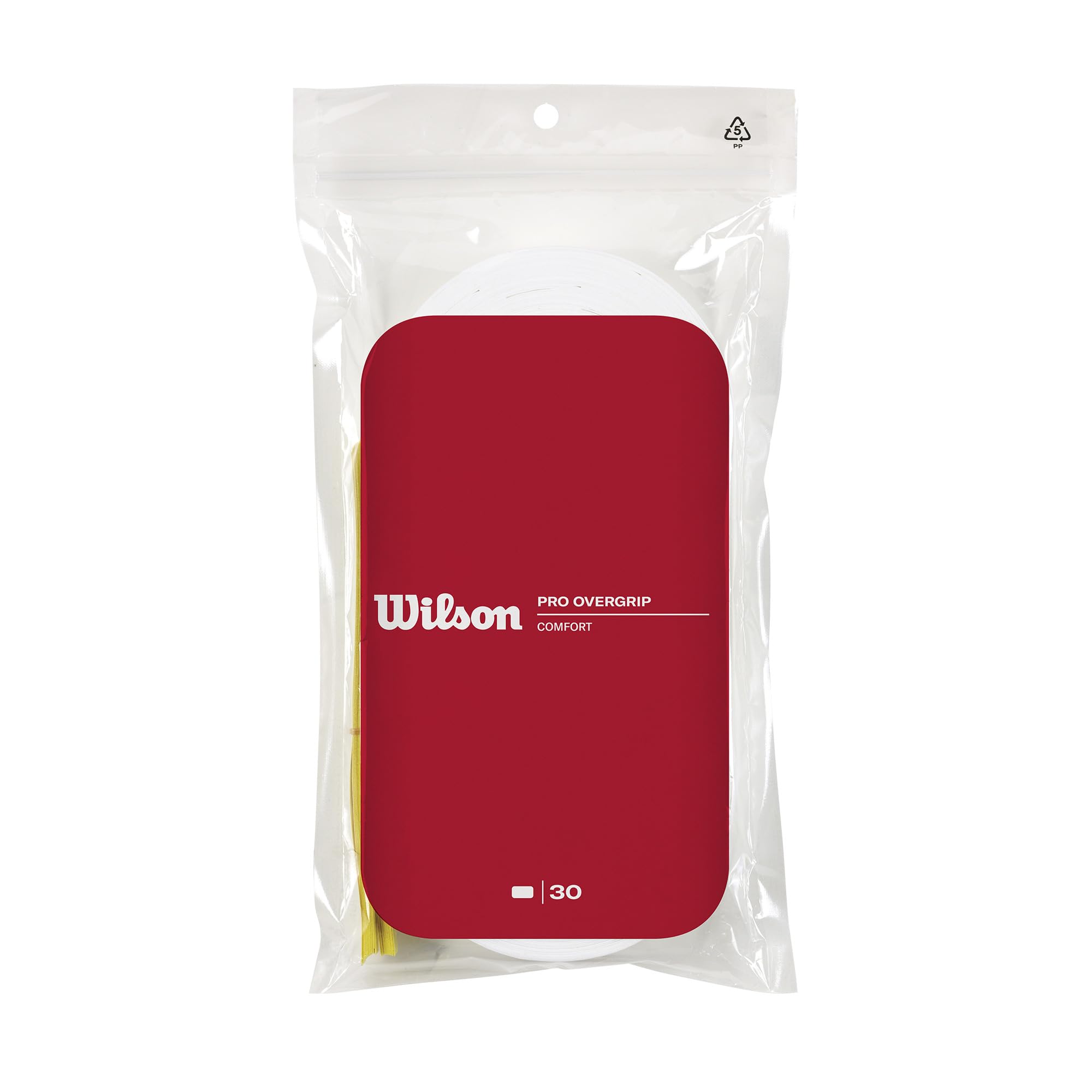 Wilson Unisex Griffband Pro Overgrip, weiß, 30 Stück, WRZ4017WH