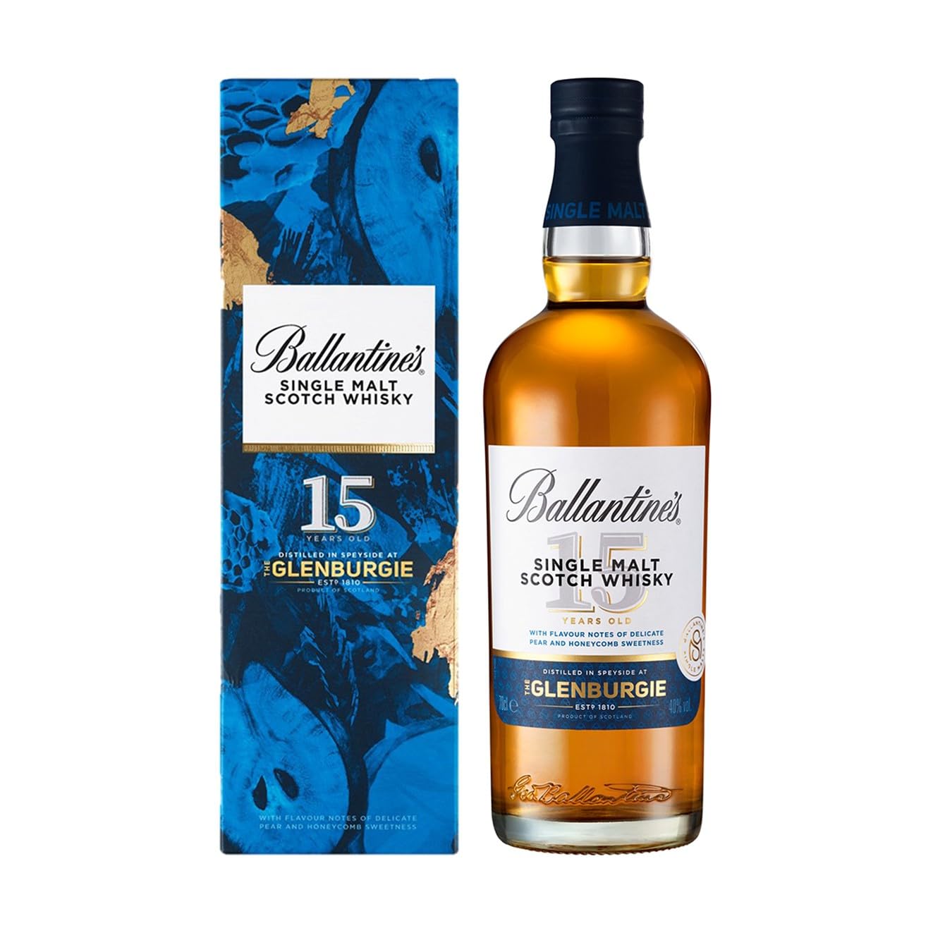 Amazon.co.jp: Ballantine Glenburgie Single Malt, 15 Years, 23.7 fl