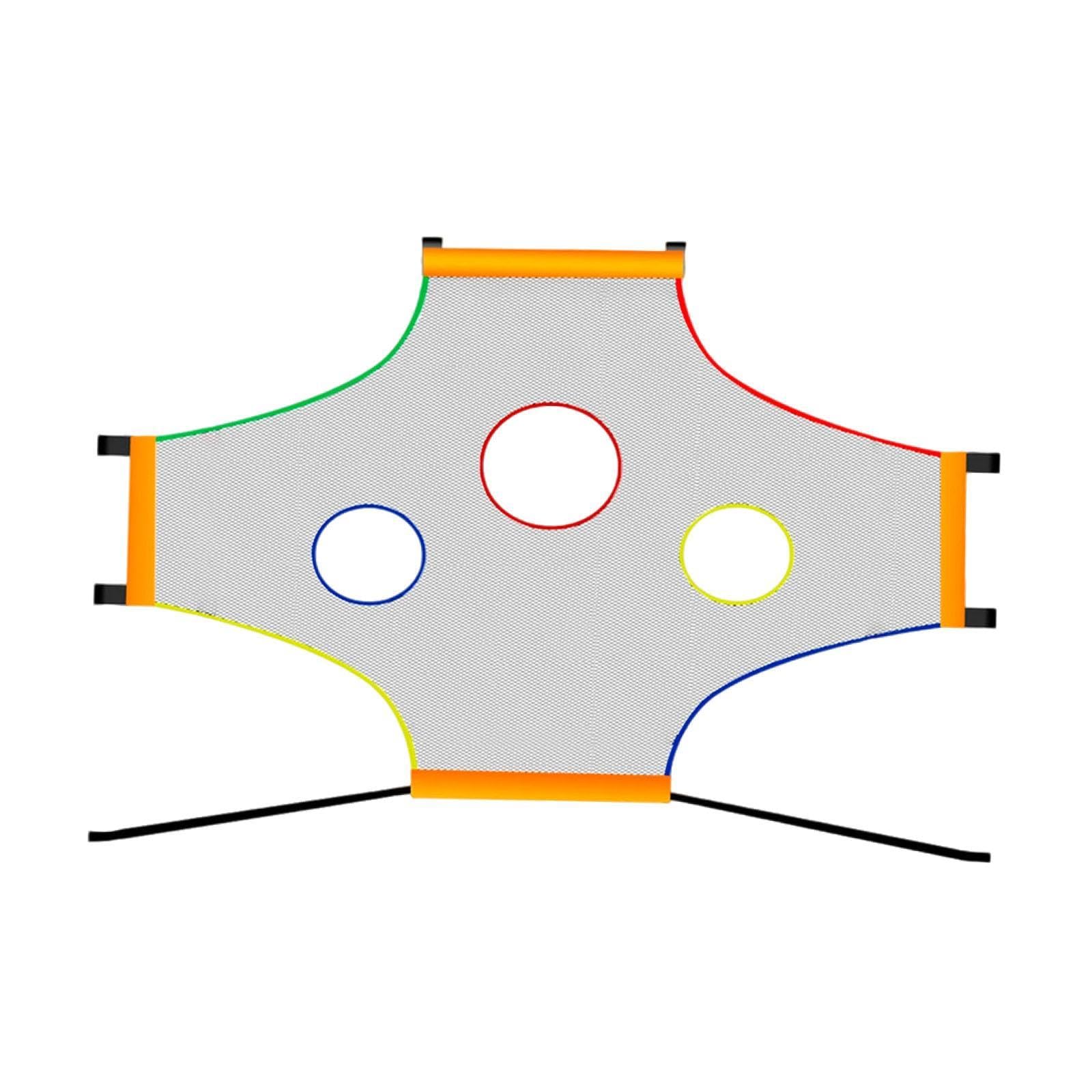 MERISHOPP Football Throwing Net Soccer Goal Training Target for Yard Women Men Players 5X2M|Sporting Goods|Team Sports|Soccer|Training Aids-image-36
