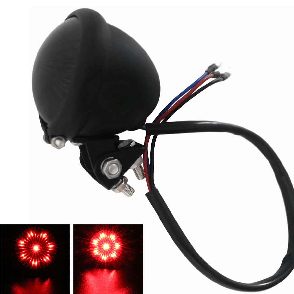 Buy ECIM Motorcycle Tail Rear Bates Style LED TaillIght Brake Light