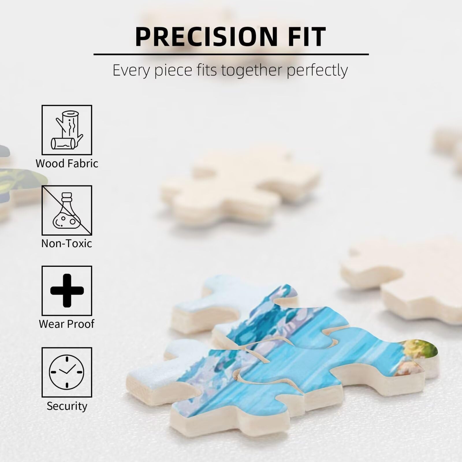 Puzzle 2000 sztuk Ocean Puzzle Krajobraz Duży rozmiar dla dorosłych z pudełkiem do pakowania i obrazami referencyjnymi, zabawnymi grami dla całej rodziny, jako prezent dla przyjaciół 2T-334