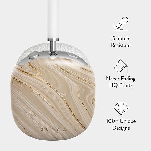 Miniatura 2 de Funda Burga para Airpods MAX, compatible con Apple Airpods MAX, bonita funda protectora de plástico duro, cubiertas para auriculares, elegantes Glam