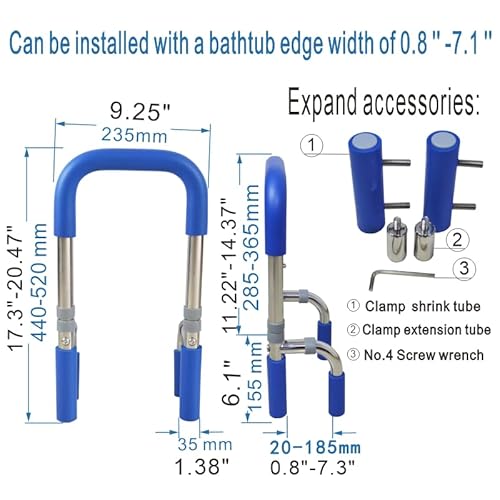 Elderly Assis Anti-Slip Bathtub Grab Bar Safety Bar For Seniors And Handicap thumb #1