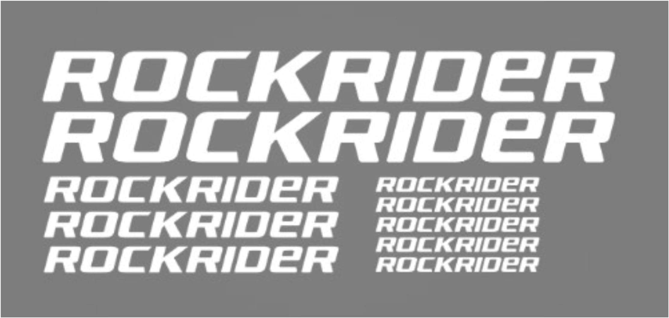 decalbazaar Vinyl Rockrider Mountain Racing Bicycle Bike Body Graphics ...