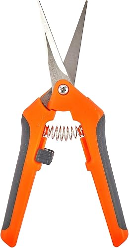 Miniatura 8 de YaeCCC Paquete de 12 tijeras de podar de mano de jardinería de 6.5 pulgadas con cuchillas de acero inoxidable