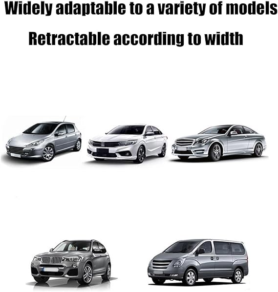 Retractable Windshield Sun Shade - Auto Retractable Sun Shades | Front/Rear Shutter Auto Interior Accessories, Car Anti UV Sun Visor Protector for Most Vehicles