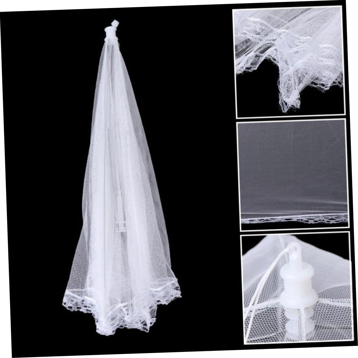 12Pcs Collapsible Mesh Food Covers Pop Up Tent Umbrella for Outdoor Picnics Bbqs and Camping Fly Protection for Food and Drinks