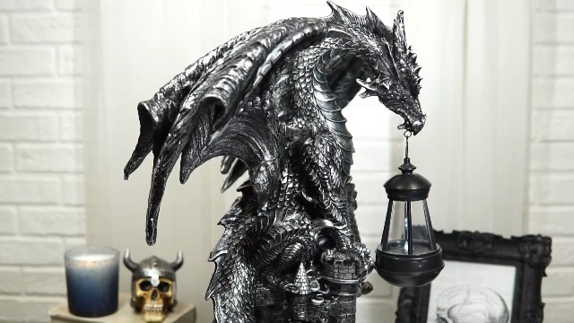 Ebros Gift Terror of The Skies Dark Beacon Gothic Dragon