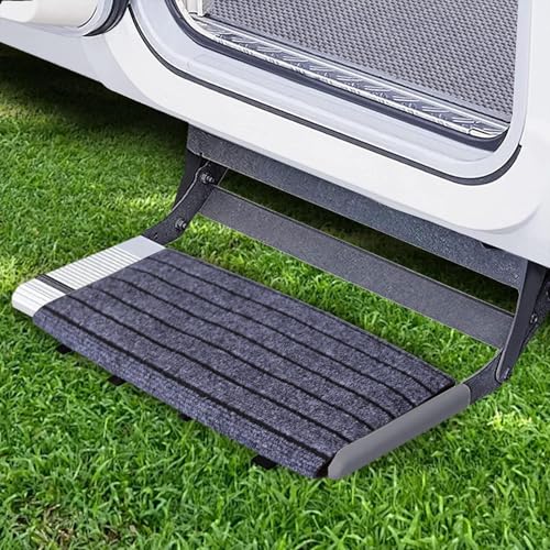 Cubre escalones para autocaravana con doble capa y hebilla ajustable 3