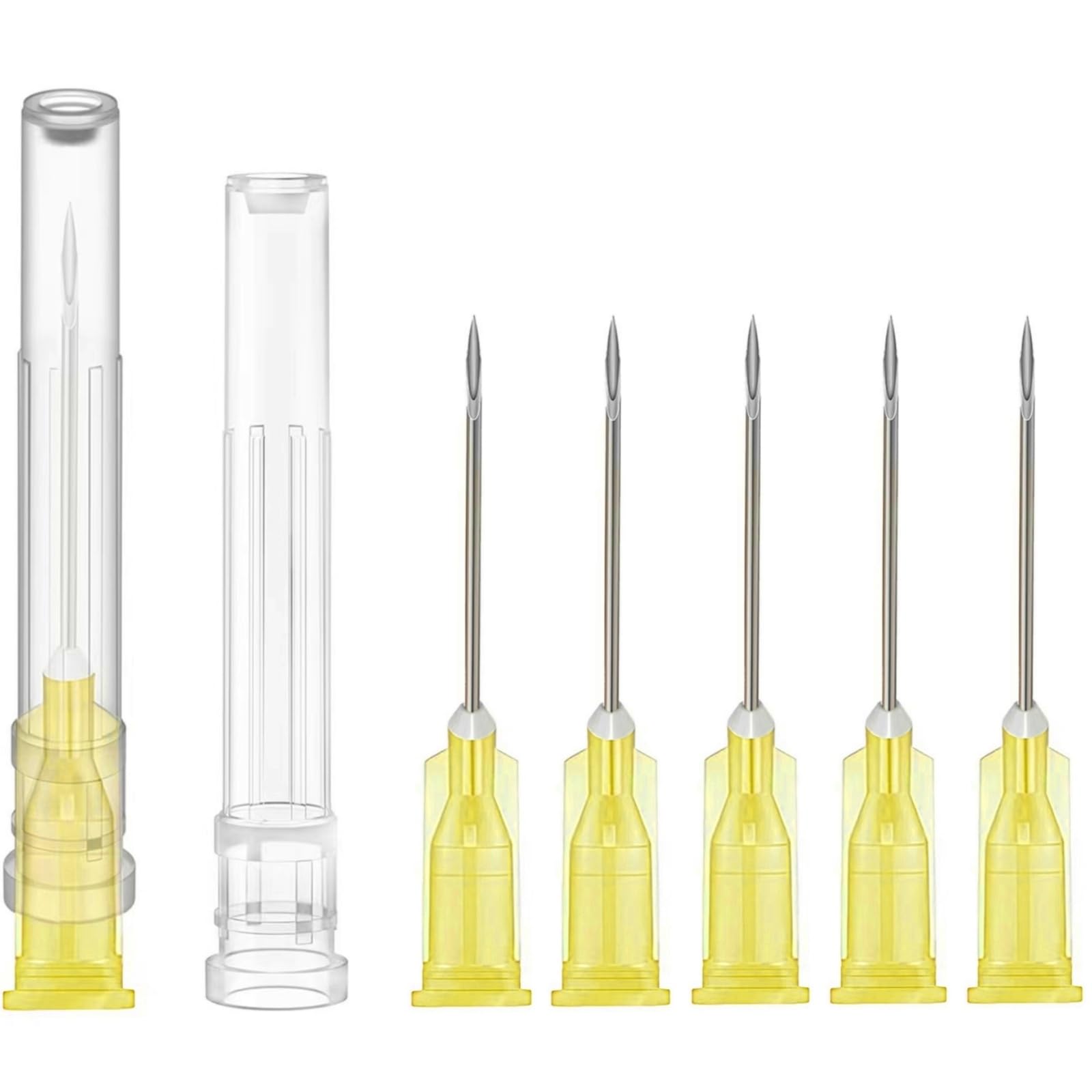 20 Gauge Dispensing Needle 1 Inch - Industrial Science Lab Experiments Injection Syringe Accessorie(individually packaged, 100Pack/Box)