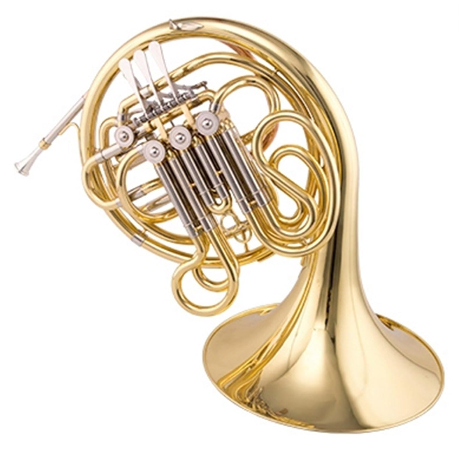 Corno Francese Strumento Corno Francese Fa Tono Quattro Tasti Singolo Doppio Fila Livello Di Prestazioni Professionali(A double row)