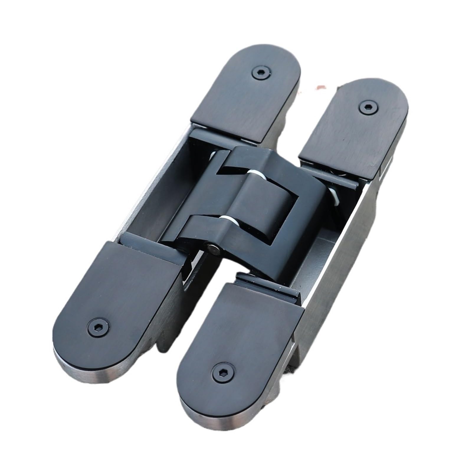CXFCIHFT 1pcs 304 concealed 3D door hinge adjustable stainless steel door hinge(Black)