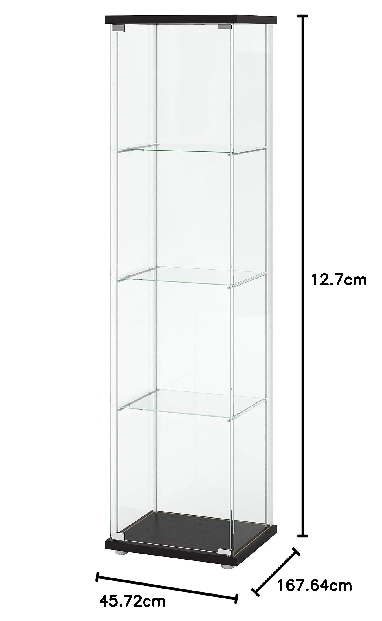 Ikea Detolf Glass Curio Display Cabinet 4 Tier Glass Display Cabinet Ikea Detolf Glass Curio Display Cabinet 4 Tier Glass Display Cabinet