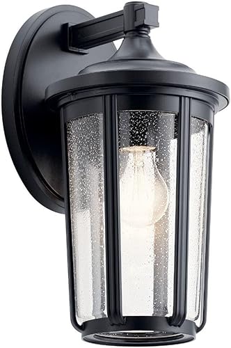 Miniatura 5 de Kichler Lighting Fairfield - Lámpara de pared (11 pulgadas, 1 luz), color negro