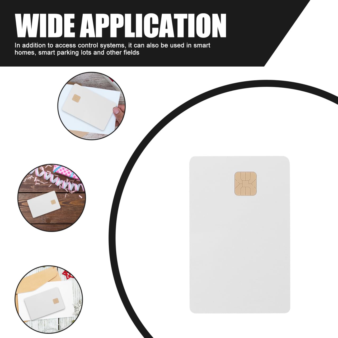 Gadpiparty 10 Pezzi Chip Carte Carta Per Hotel Chip Card Carte Ic Carte Grezze Carta Per Di Controllo Accessi Carte Di Credito Vergini Carte Vergini Con Memoria Chip