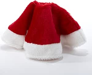 15" Red & White Plush Mini Christmas Tree Skirt