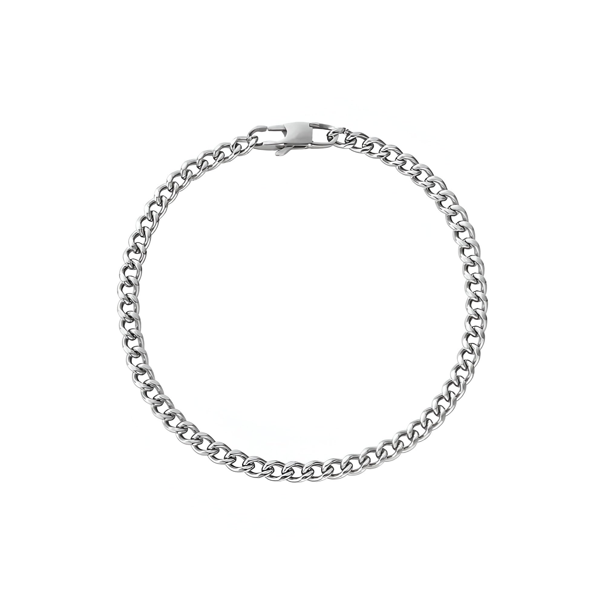 Sleek 5mm Bracelet | Minimal Gloss Finish | Anti Tarnish Stainless steel Bracelet For Men