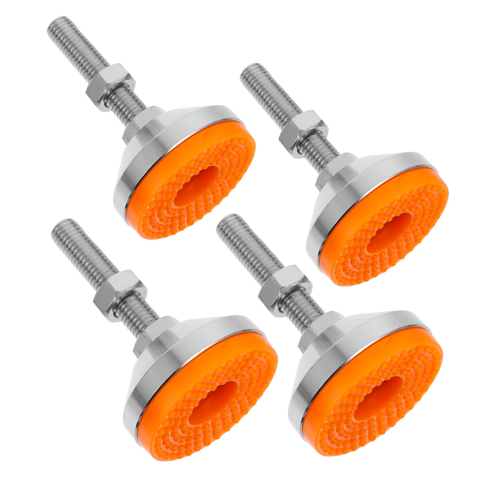 SHINEOFI 4 Verstellbare Schraubgleiter aus Kohlenstoffstahl mit Gummibasis