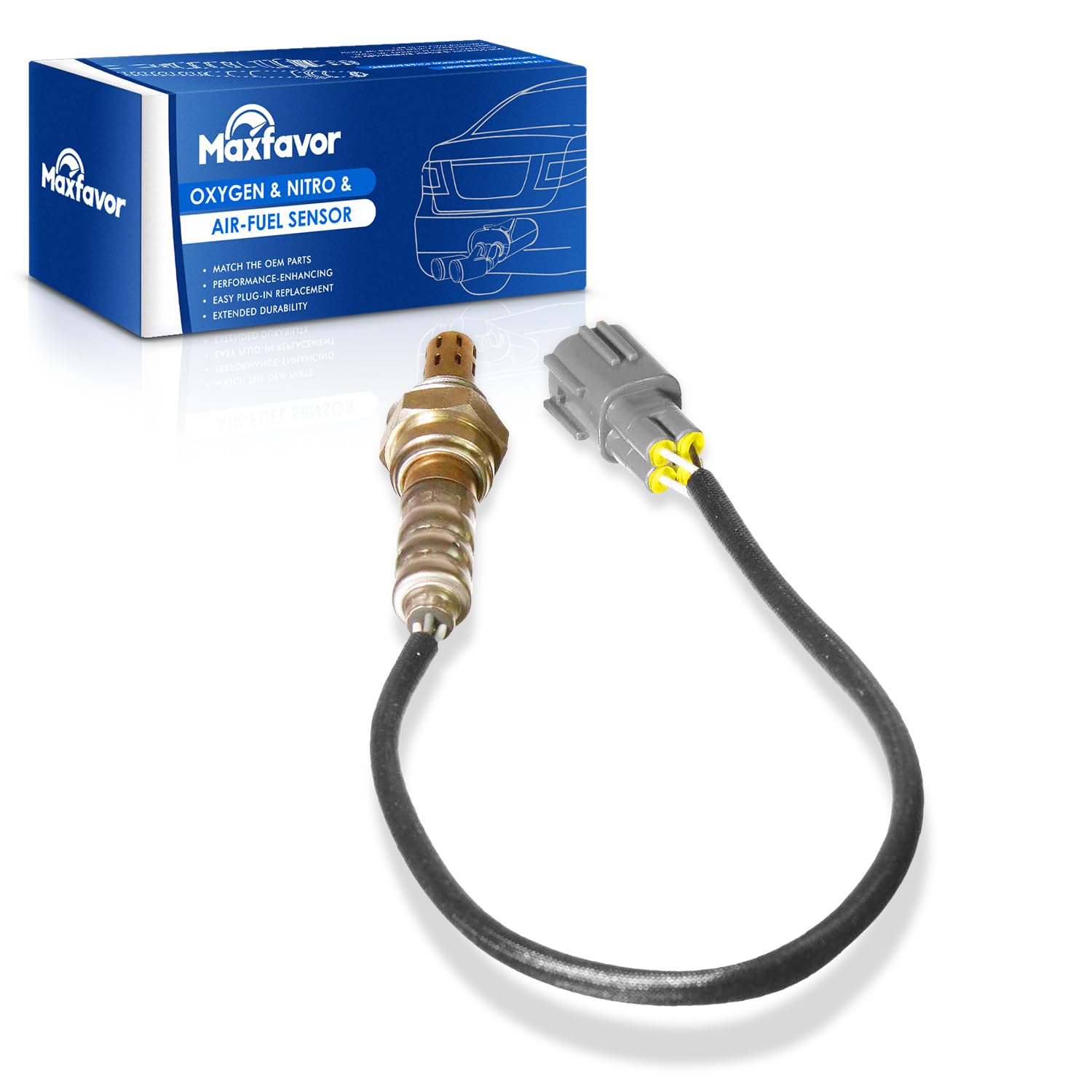 Maxfavor 234-4260 O2 Sensor Oxygen Sensor Downstream Replacement for 2007-2012 Toyota Camry 4Runner Tundra Venza Avalon FJ Cruiser Tacoma Sequoia Solara Lexus ES350 GX460 GX470 LX470 LX570 02 Sensor