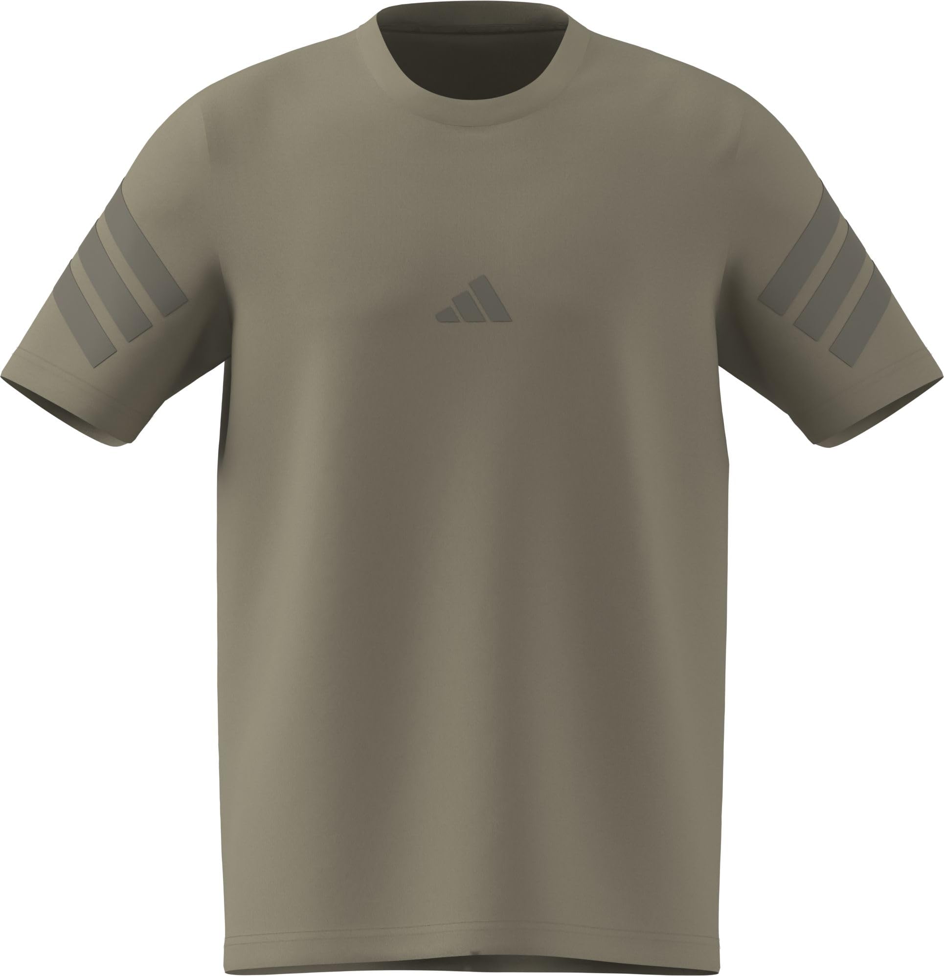 adidas Men's Future Icons Three Stripes TEE, Wonder Cargo, XL