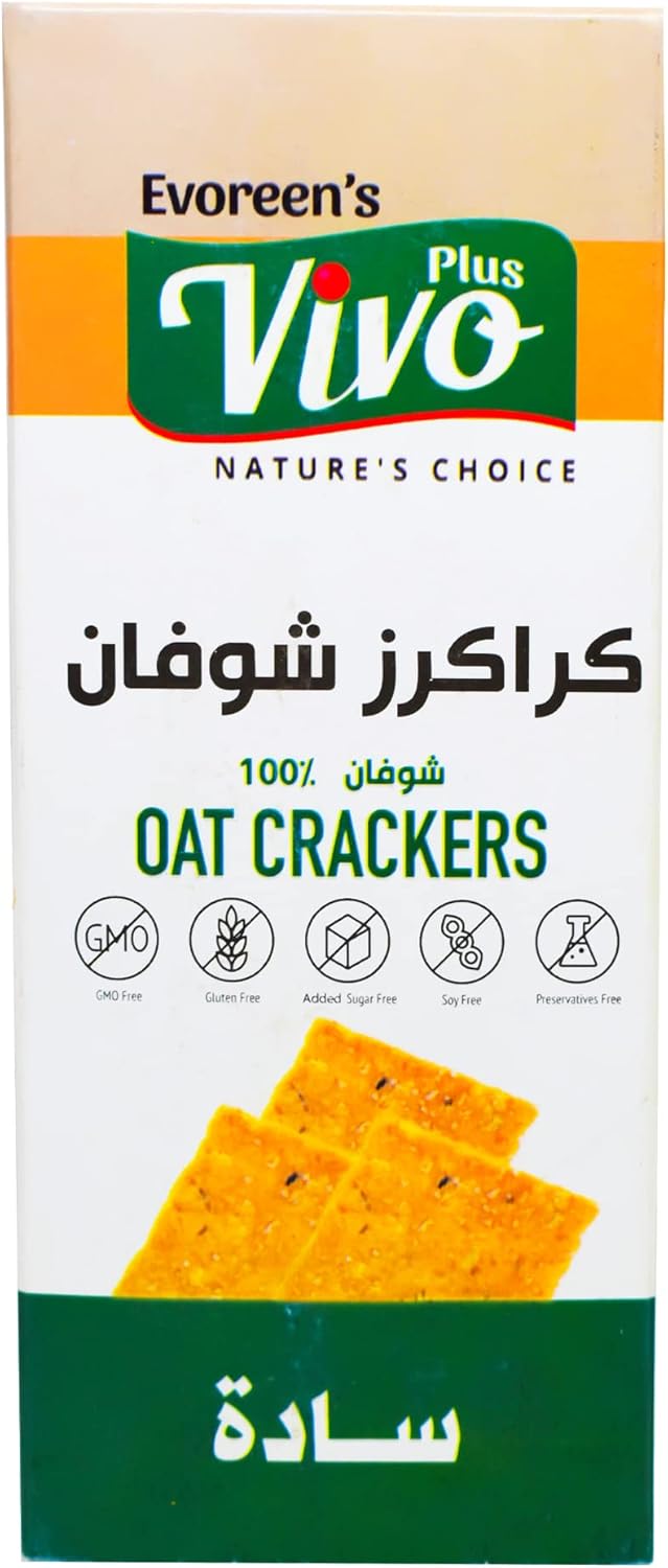Vivo Plus Oat crackers plain 120gm Buy Online at Best Price in Egypt Souq is now Amazon.eg