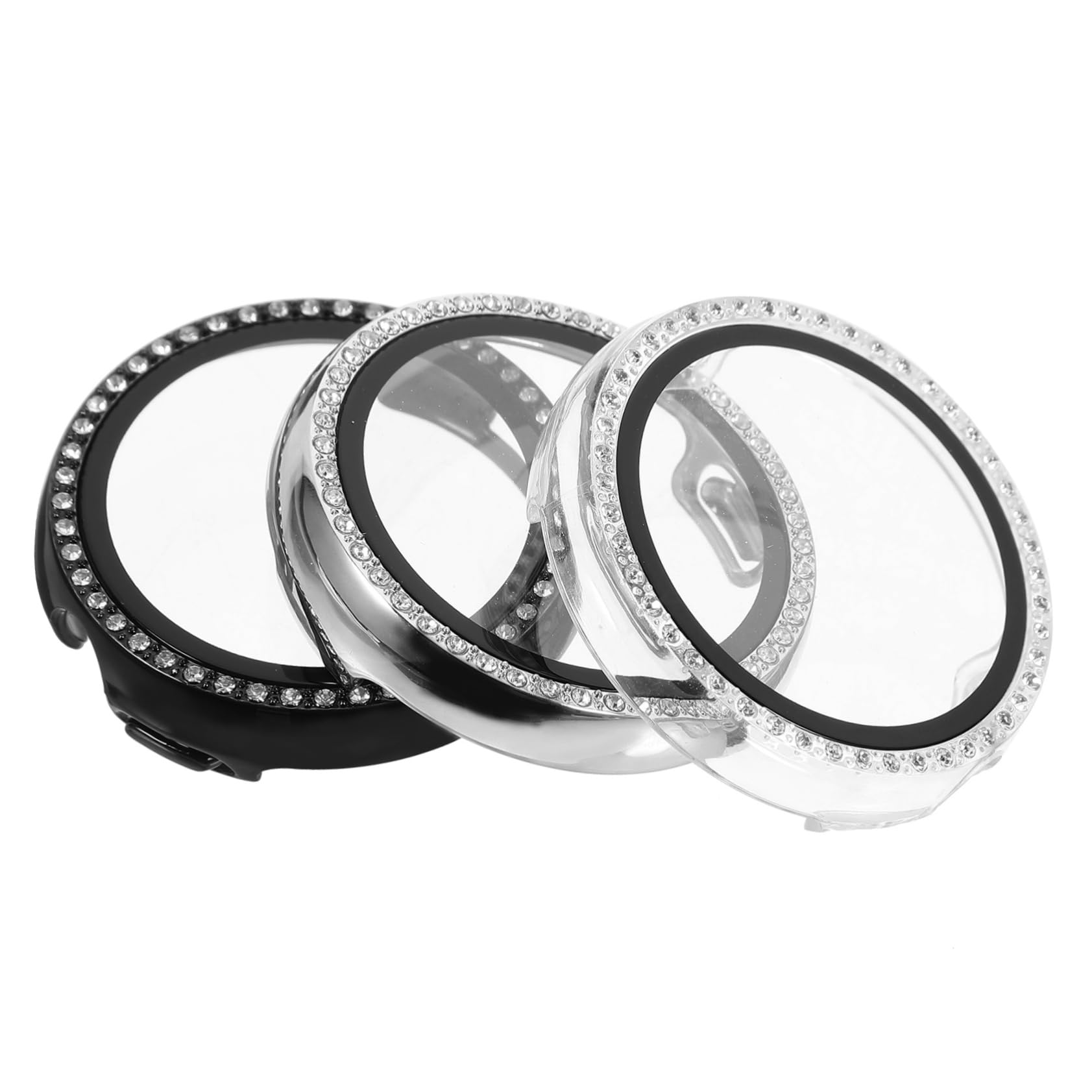 DOITOOL 15stücke Teiliges Rhinestone Uhrenhülle Für Watch Schutzhülle Mit Kristallen Kratzfest Und Leicht Für Optimalen Schutz Und Einfache Installation