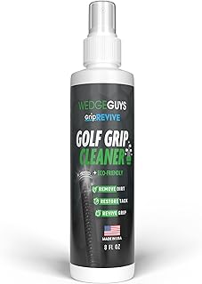 Wedge Guys Golf Grip Cleaner - GripRevive - Restore & Enhance Traction for All Golf Grips - Safe Formula for Improved Performance - Easy to Use Golf Grip Cleaning Solution