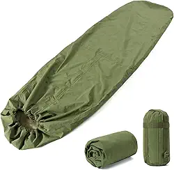 MT Capa militar Nanovee Bivy – Sistema de saco de dormir modular militar leve, equipamento de dormir de verão ou proteção em camadas para clima frio
