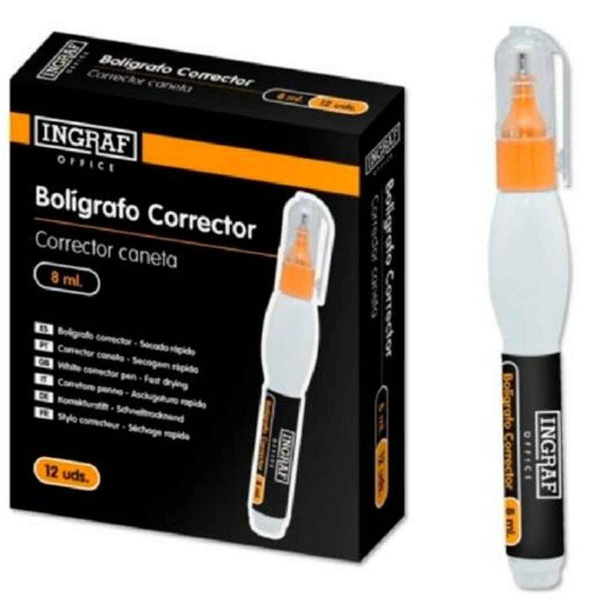 POE CORRECTOR BOLIGRAFO INGRAF OFFICE 8 ML. 870