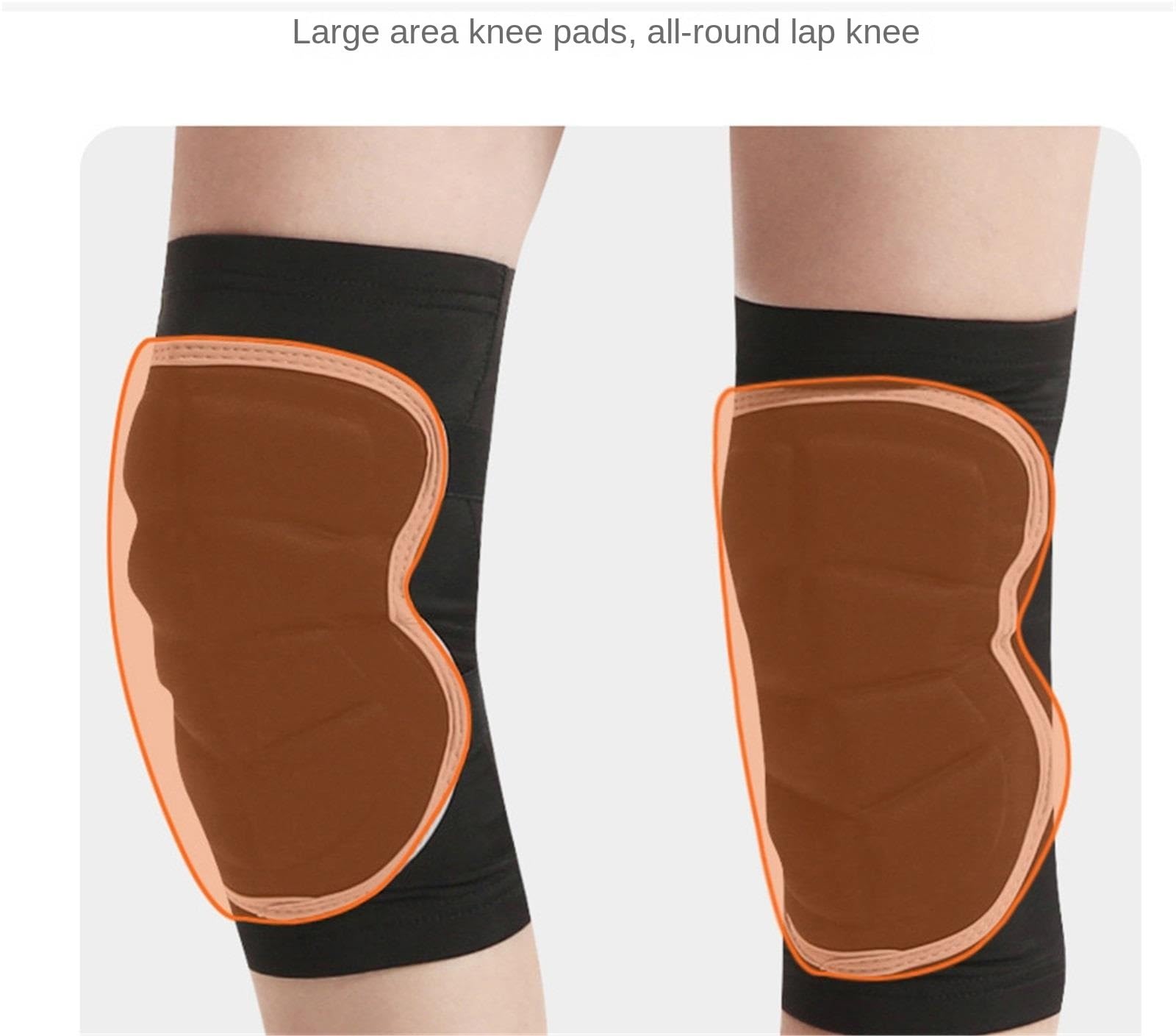 Ginocchiera Sportiva Antiscivolo Ginocchiere unisex adatte for ginocchiere sportive for arti marziali, ciclismo e danza Maniche Traspiranti(Black,S)