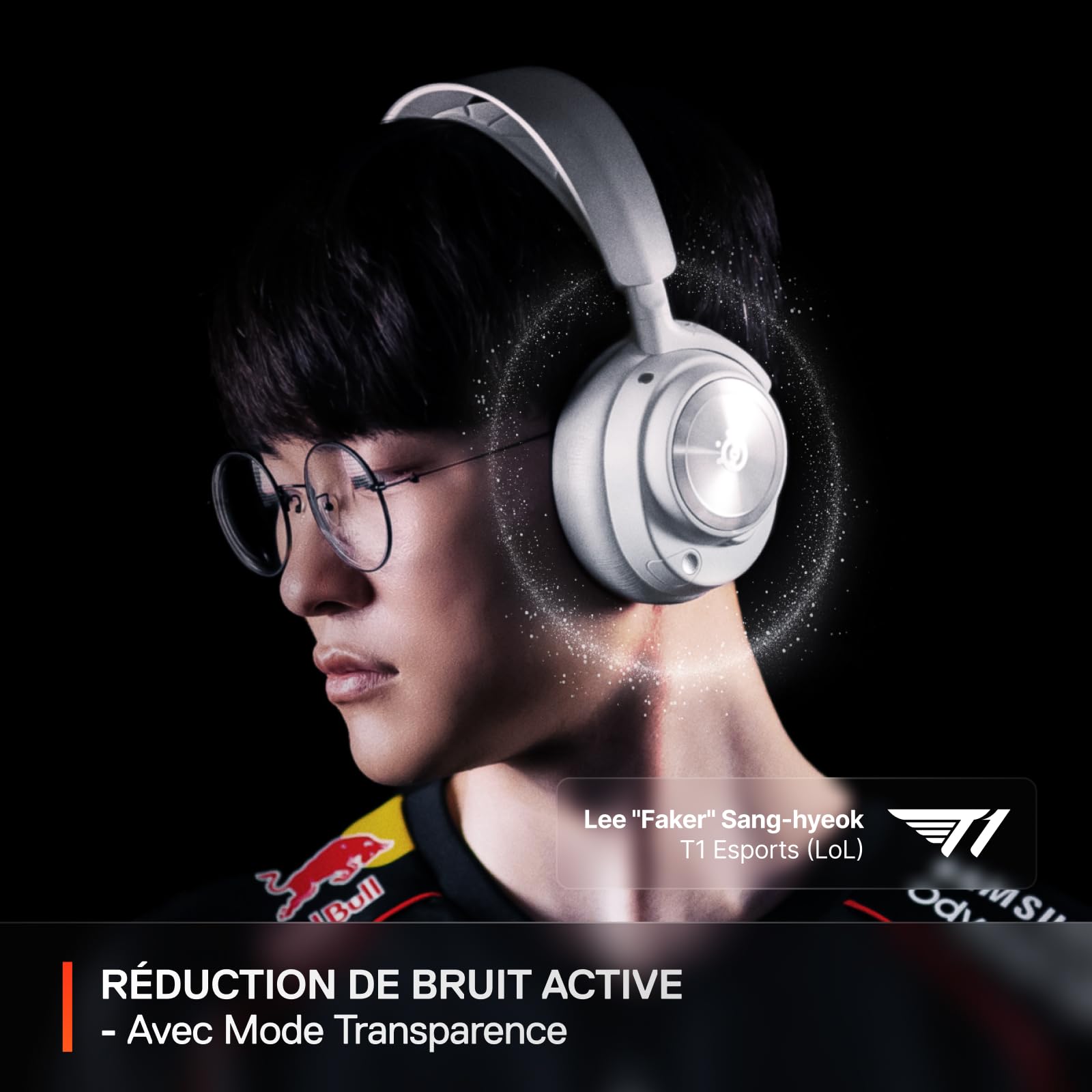 SteelSeries Casque gaming multi-système Arctis Nova Pro Wireless - Haut-parleurs magnétiques en néodyme - Réduction de bruit active -Autonomie sans fil illimitée -Micro ClearCast Gen 2 - PC,PS5,Mobile