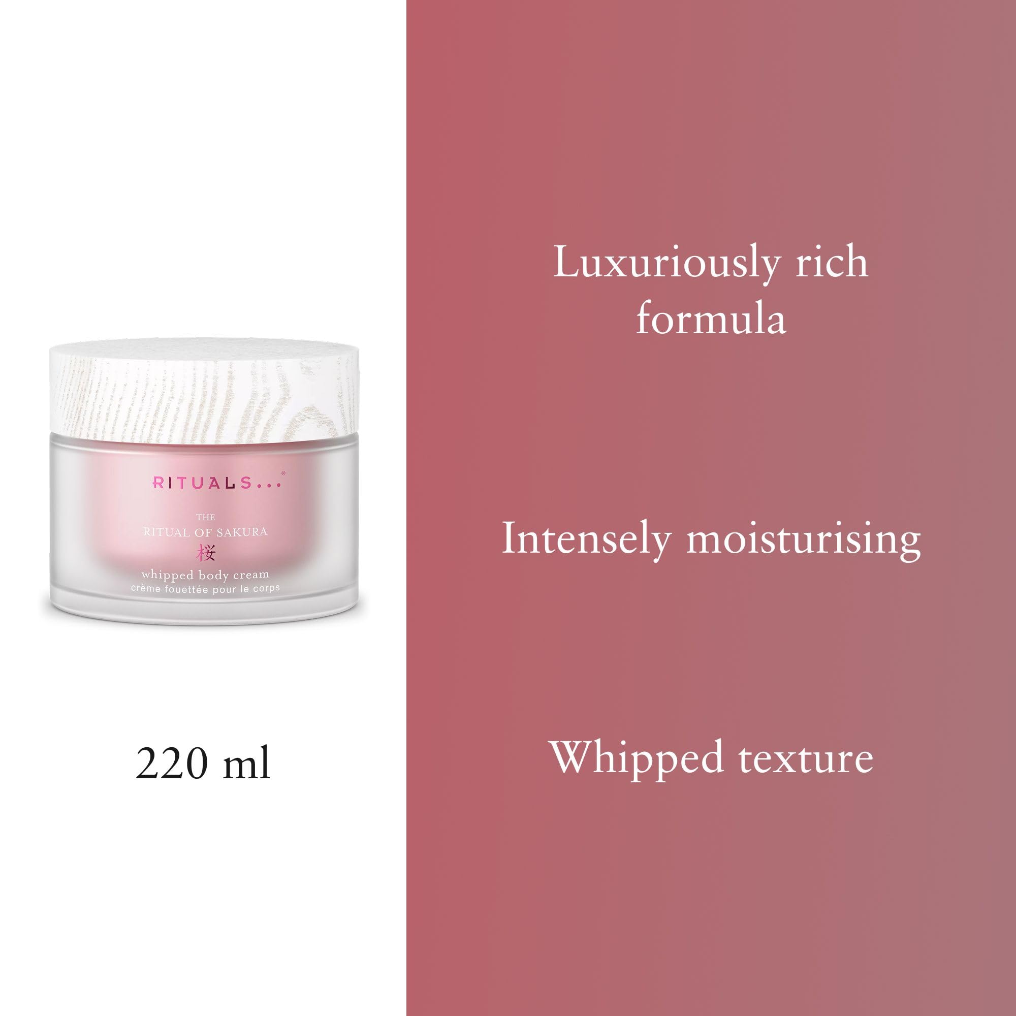 RITUALS The of Sakura Body Cream, Cherry Blossom and Rice Milk Moisturising Body cream