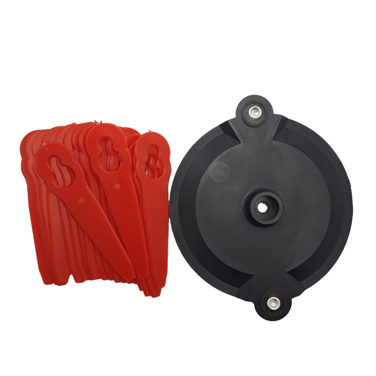 Cuchillas De Repuesto Para Cabezal De Cortadora De Césped, Compatibles Con Parkside, PRTA 20-LiA1 91099406, Cuchilla Para Cortacésped Con Cabezal De Plástico Simple A Presión(6 Cutter Head Blades)