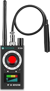 JMDHKK K18+ Hidden Camera Detector, Spy Camera Finder, Bug Magnetic Field Detector, Listening Device Detector – Privacy Pr...