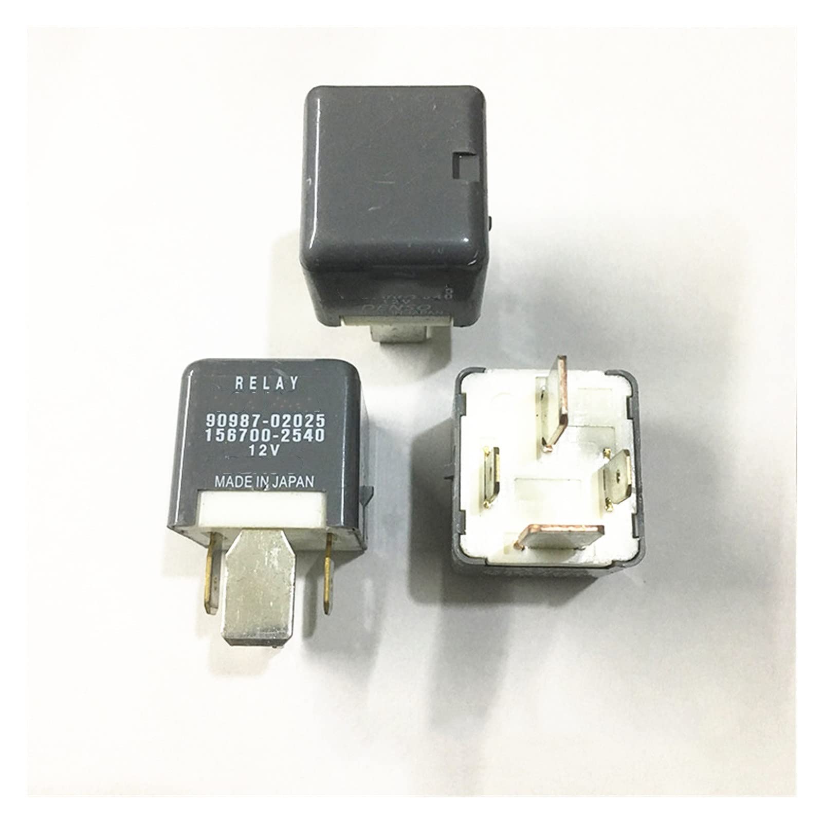 Relé automotriz 90987-02025 de 12V y 4 pines para coche modelo 156700-2540