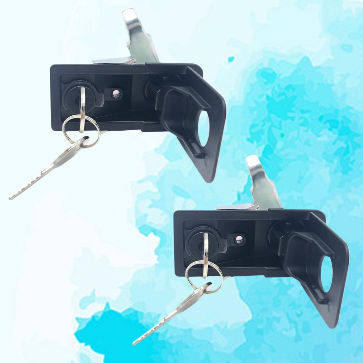 Adjustable Toolbox Latch 2 Pcs A1594-01 for Trailer Rv with Keys