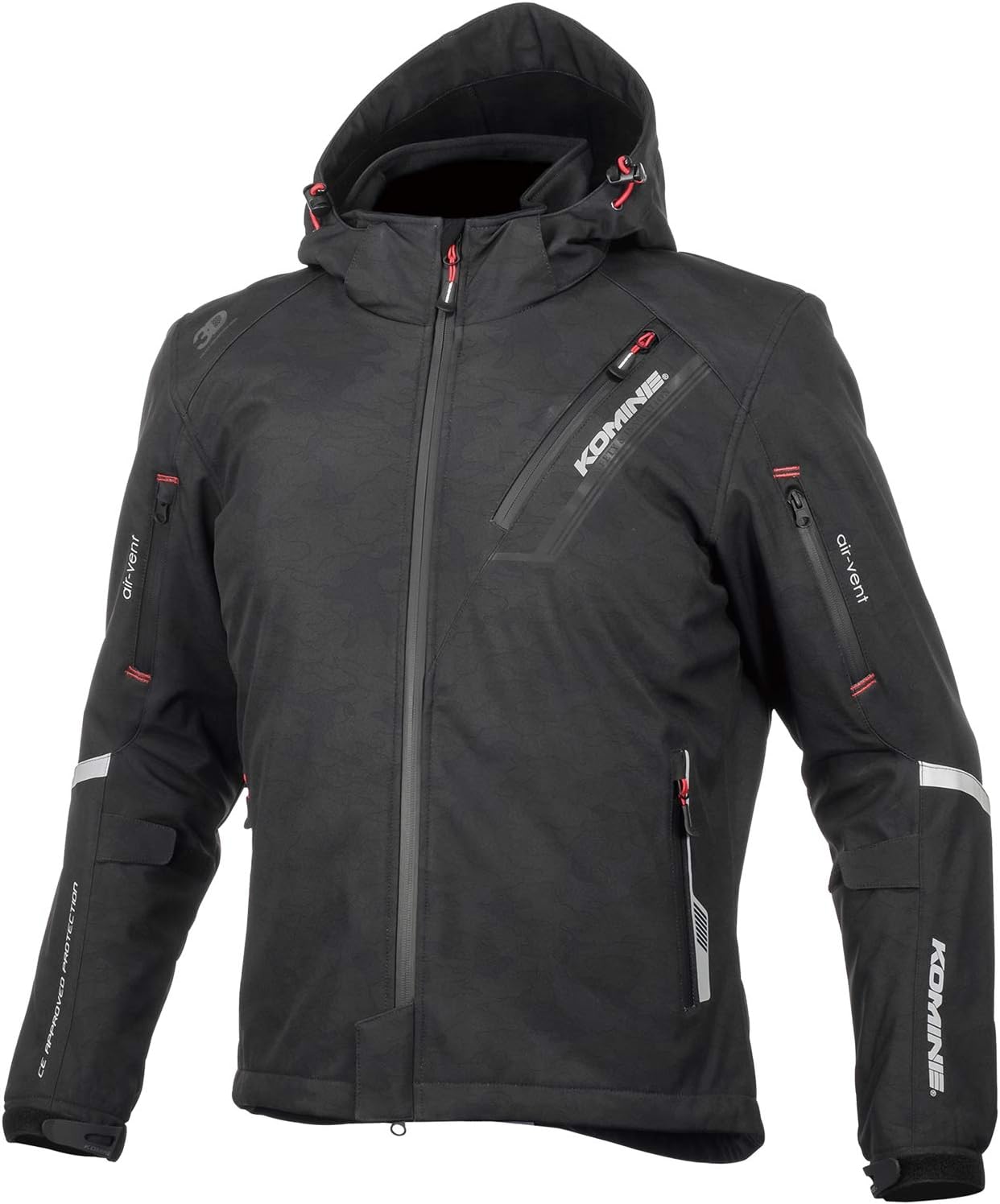 [KOMINE] バイク用パーツ 07-579 Neo Black Camo 2XL