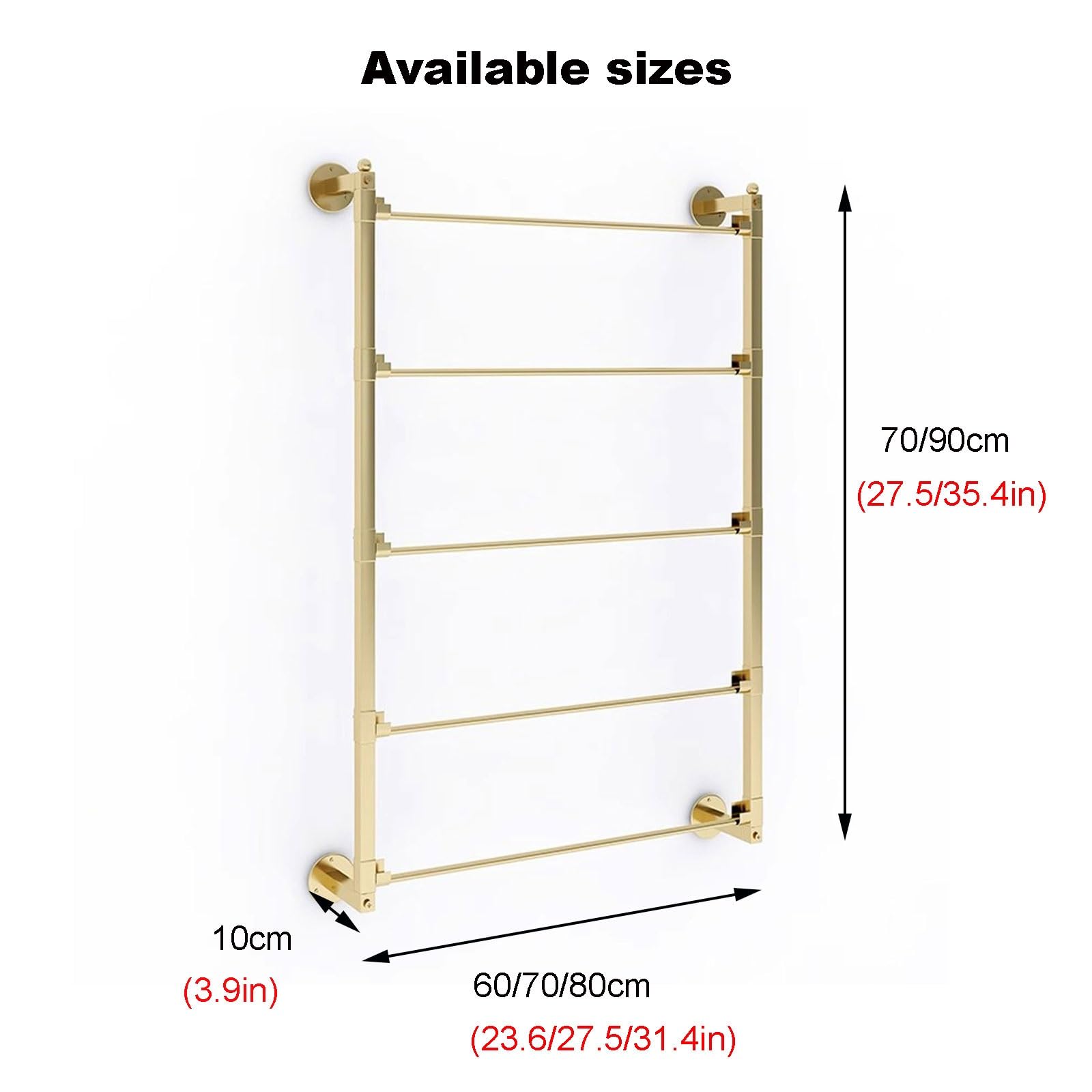DRemdo Metal Ribbon Holder Organizer Rack, Extra Large Wrapping Paper Organizer Storage Metal?4 Tier Stand Ribbon Roll Display Storage Shelf for Mothers Day Flower Store Craft Room Gift Wrapping (Col