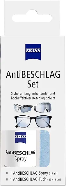 ZEISS AntiBeschlag-Spray 15ml - Blå Briller med Beskyttelse mod Dug