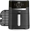Tefal Easy Fry Precision 2-in-1 Digital Air Fryer and Grill 4.2 Litre Capacity 8 Programs inc Dehydrator Black EY5058, 1550W